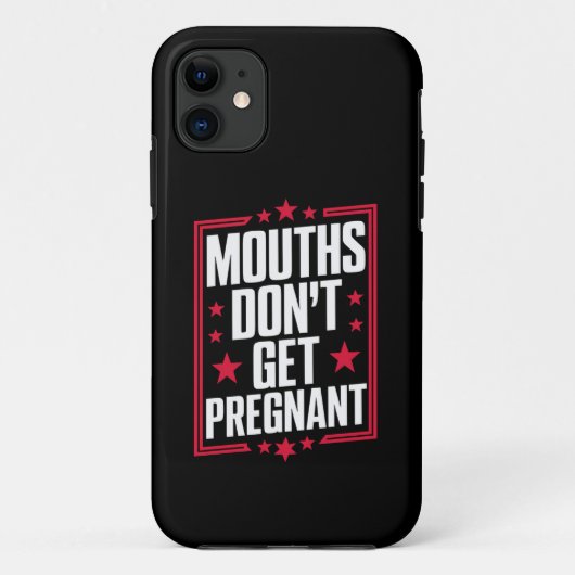 Monden raken niet zwanger Case-Mate iPhone case (Achterkant)