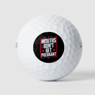 Monden raken niet zwanger golfballen