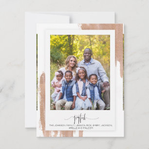 Mondern Joyful Christmas Kaart met gouden elemente