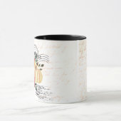 Mondern  Waterverf pompoenen Mok (Midden)