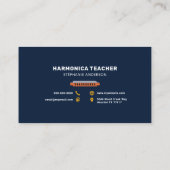 Mondharmonica Docent Visitekaartje (Achterkant)