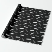 Mondharmonica Speler Cadeaupapier (Uitgerold)