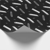 Mondharmonica Speler Cadeaupapier (Hoek)