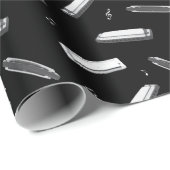 Mondharmonica Speler Cadeaupapier (Rol Hoek)