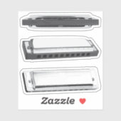 Mondharmonica Sticker Set (Vel)