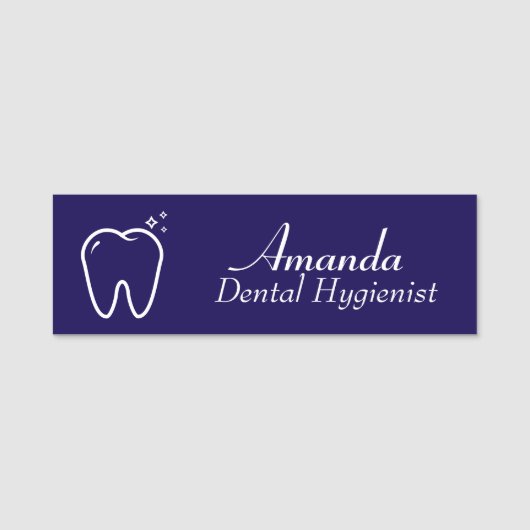 Mondhygiënist Naamplaatje (Voorkant)