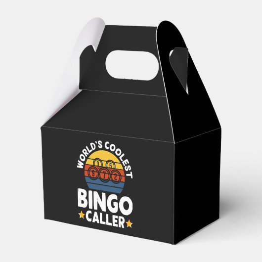 Mondiaal Beste Bingo Oproeper Bedankdoosjes (Voorkant Zijde)