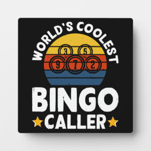 Mondiaal Beste Bingo Oproeper Fotoplaat