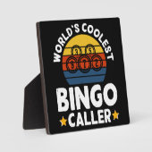 Mondiaal Beste Bingo Oproeper Fotoplaat (Voorkant)