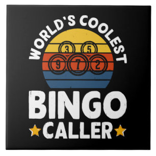 Mondiaal Beste Bingo Oproeper Tegeltje