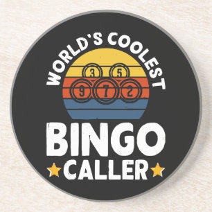 Mondiaal Beste Bingo Oproeper Zandsteen Onderzetter