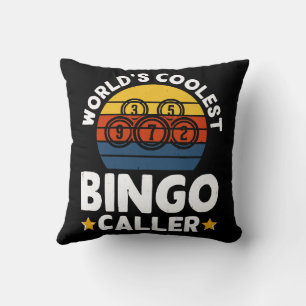 Mondiaal Koelste Bingo Caller Kussen