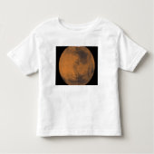 Mondiaal Uitzicht van Mars Kinder Shirts (Voorkant)