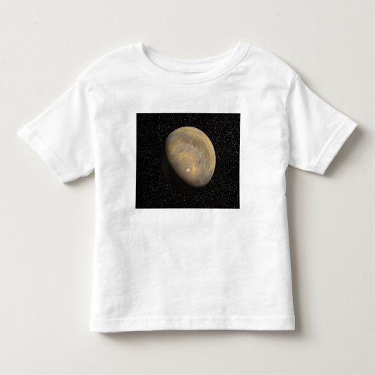 Mondiaal uitzicht van Mars Kinder Shirts (Voorkant)
