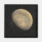 Mondiaal uitzicht van Mars Magneet (Voorkant)