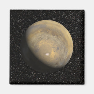 Mondiaal uitzicht van Mars Magneet