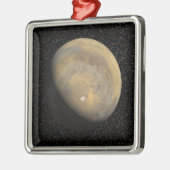 Mondiaal uitzicht van Mars Metalen Ornament (Links)