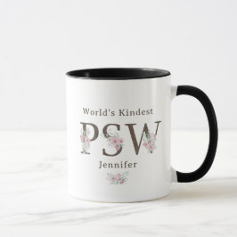 Mondiaal vriendelijkste PSW bloemige Kerstmis Mok