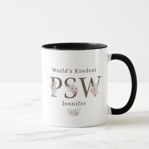 Mondiaal vriendelijkste PSW bloemige Kerstmis Mok