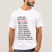 MONDIALE BURGER T-SHIRT (Voorkant)
