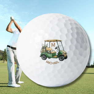 Mondiale Cart Clubs Monogram Naam Golfballen