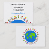 Mondiale Kinderen, Visitekaartje (Voorkant / Achterkant)