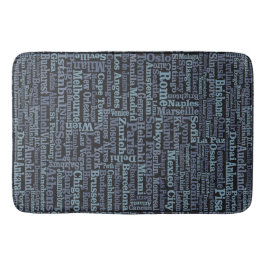 Mondiale stadsbadmatten badmat