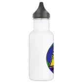 Mondiale waarschuwing Roestvrij stalen waterflesje Waterfles (Links)