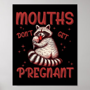 Mondjes worden niet zwanger en beschamen volwassen poster