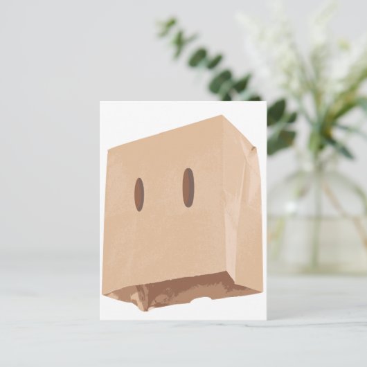 mondmasker briefkaart (Staand voorkant)