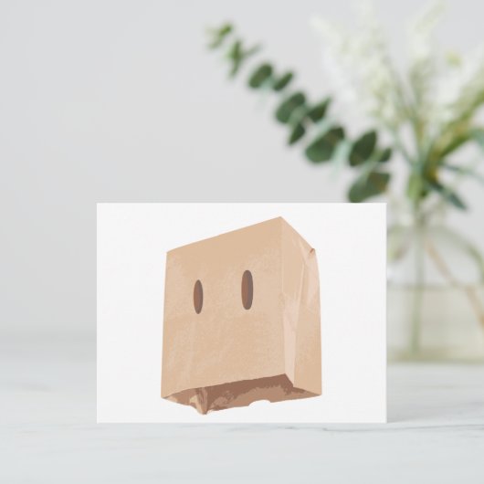 mondmasker briefkaart (Staand voorkant)