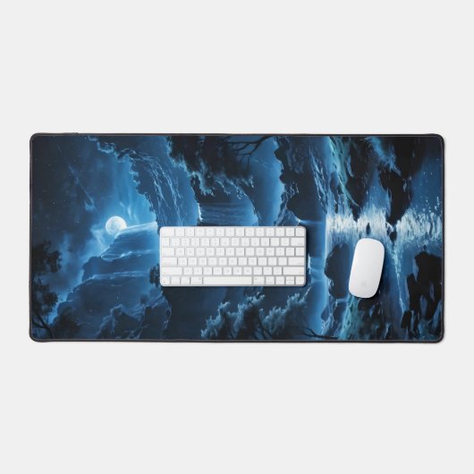 Mondnacht am Wasserfall Bureaumat (Keyboard & Muis)