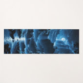 Mondnacht am Wasserfall Yogamat (Voorkant (horizontaal))