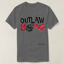 MONDO T - OUTLAW MOPARS GROUP T-SHIRT - Basic Dark