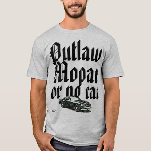 MONDO T - Outlaw Mopars T-shirt (Voorkant)