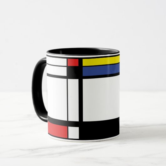 Mondri-on-your cup mok (Voorkant links)