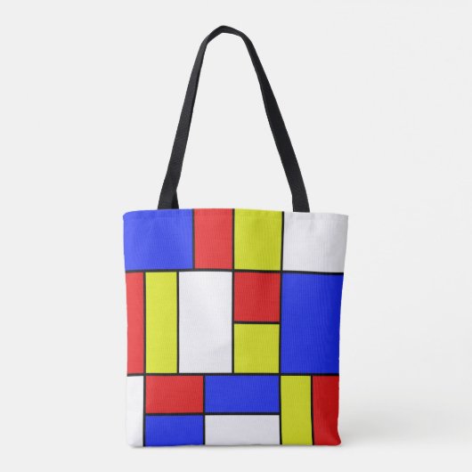 Mondriaan #19 tote bag (Achterkant)
