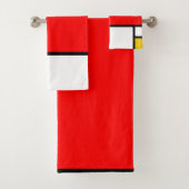 Mondriaan 1 bad handdoek (Insitu)