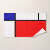 Mondriaan 1 bad handdoek (Handdoek)
