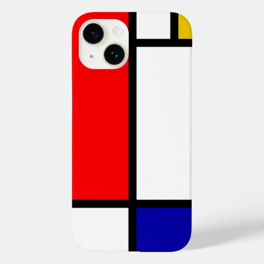 Mondriaan 1 Case-Mate iPhone case (Achterkant)