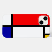 Mondriaan 1 Case-Mate iPhone case (Achterkant (horizontaal))