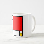 Mondriaan 1 koffiemok (Voorkant rechts)