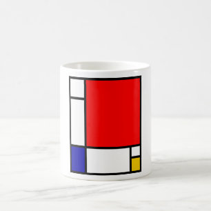 Mondriaan 1 koffiemok
