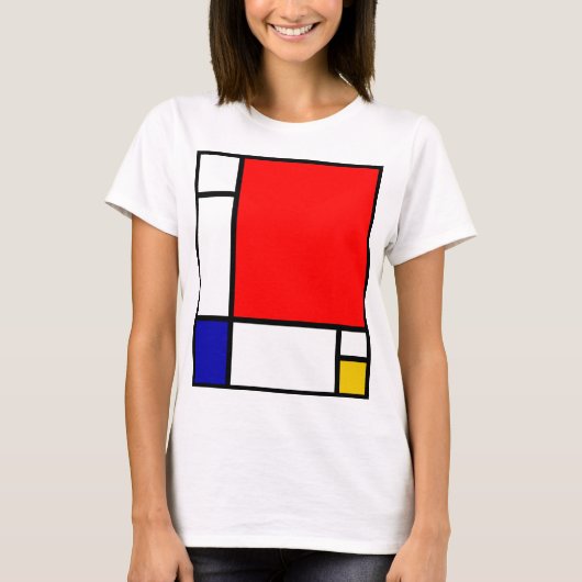 Mondriaan 1 t-shirt (Voorkant)