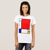 Mondriaan 1 t-shirt (Voorkant volledig)