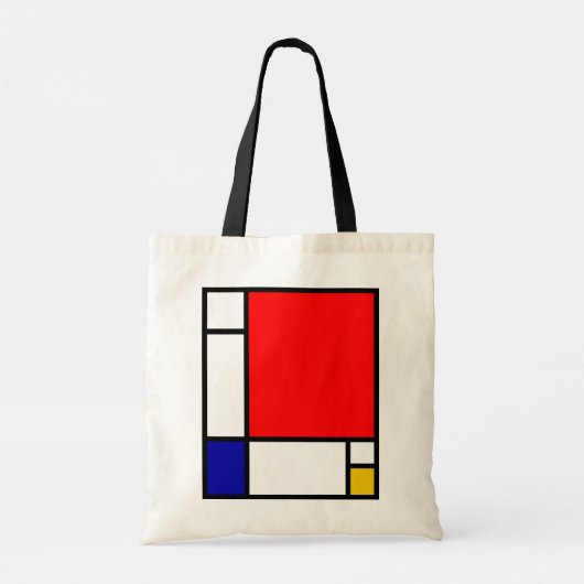 Mondriaan 1 tote bag (Achterkant)