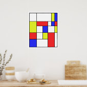 Mondriaan #23 poster (Keuken)