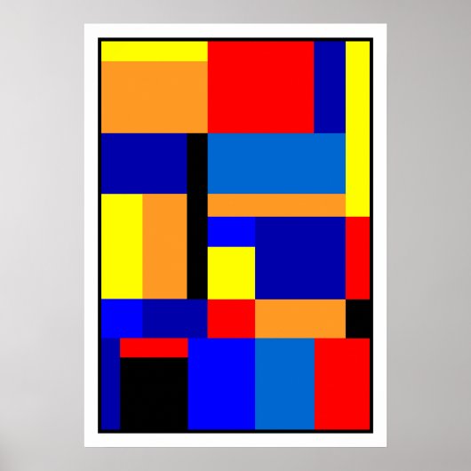 Mondriaan #2-1 poster (Voorkant)