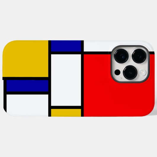 Mondriaan 2 Case-Mate iPhone case (Achterkant (horizontaal))