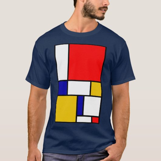 Mondriaan 2 t-shirt (Voorkant)